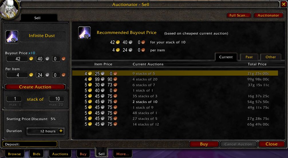 TBC2.43版Auctionator拍卖大师插件